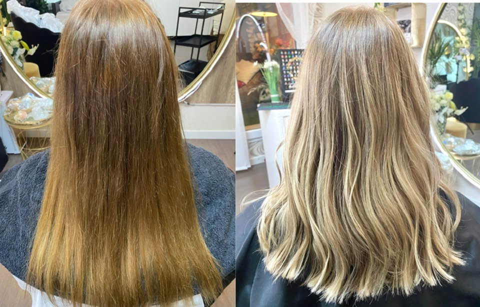 cheveux roux  après décoloration