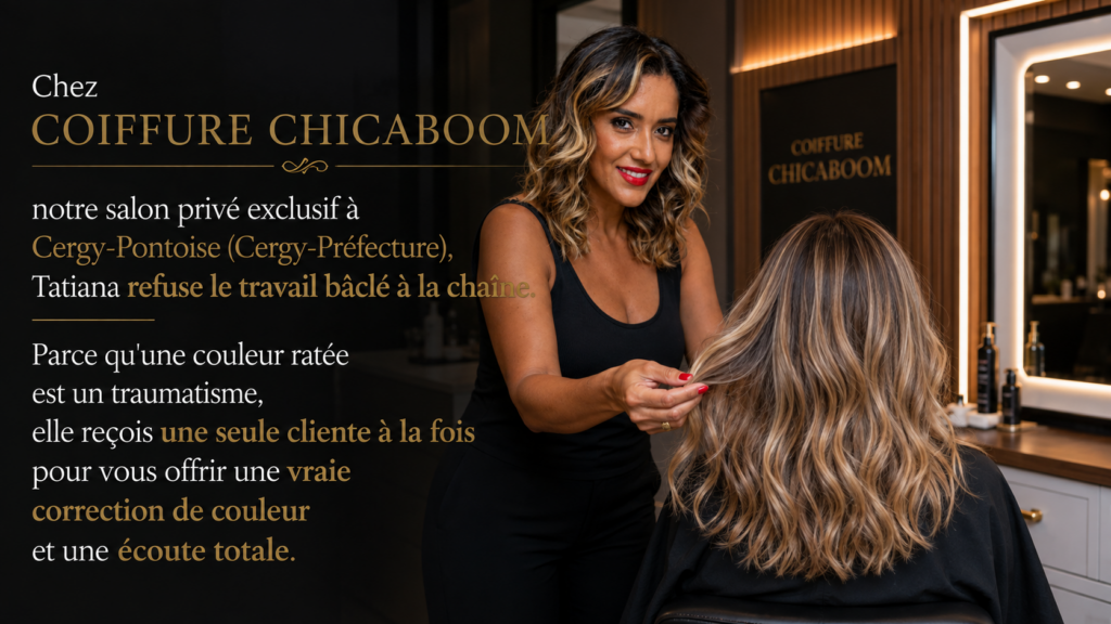 Transformation balayage blond adapté